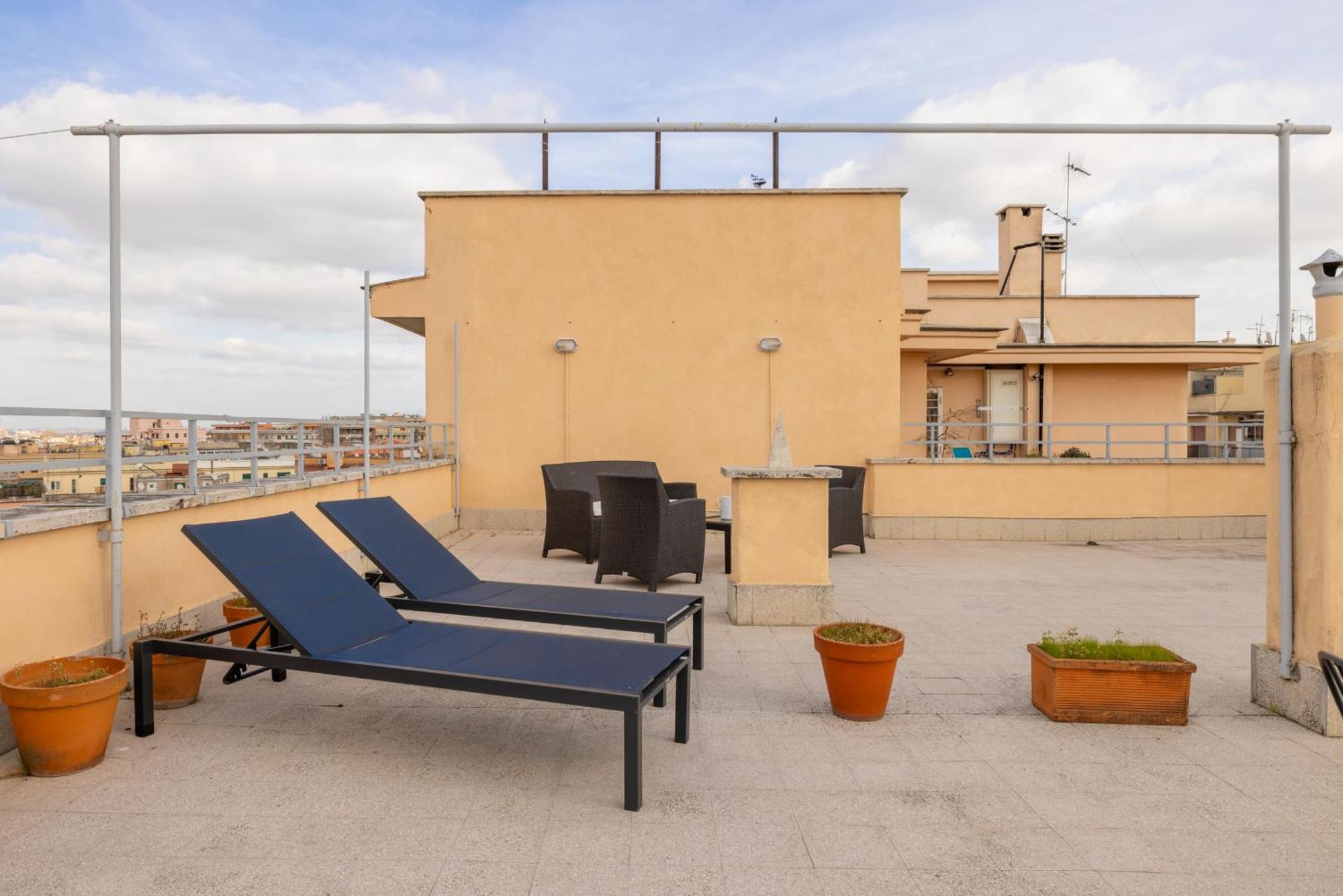 Top Floor Apt With Rooftop Terrace Near St. Peter Roma Exterior foto